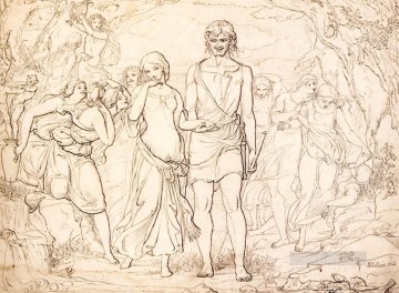  Rafael Pintura Art%C3%ADstica - Cymon e Ifigenia prerrafaelita John Everett Millais